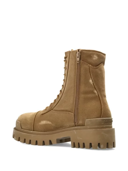 Botine Balenciaga cu șireturi din dantelă