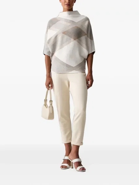 Pantaloni Joseph Ribkoff alergare cu cordon alb