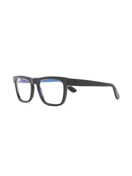 Stačiakampiai akiniai nuo saulės Saint Laurent Eyewear juoda