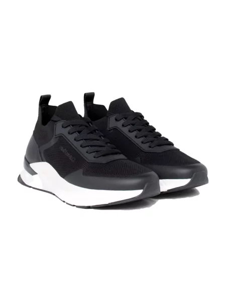 Sneakersy Calvin Klein sznurowane czarne