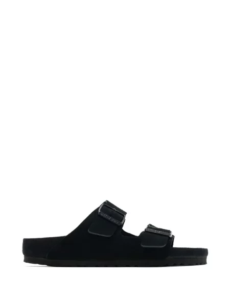Sandale Birkenstock fără toc cu cataramă negru