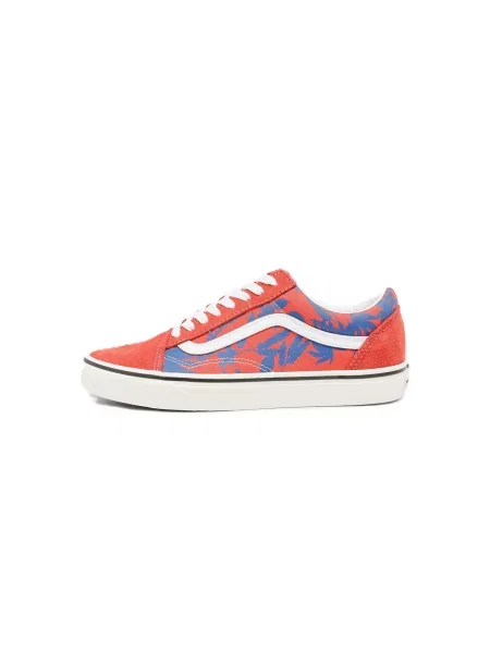 VANS Sportbačiai be auliuko OLD SKOOL mėlyna / šviesiai raudona balta