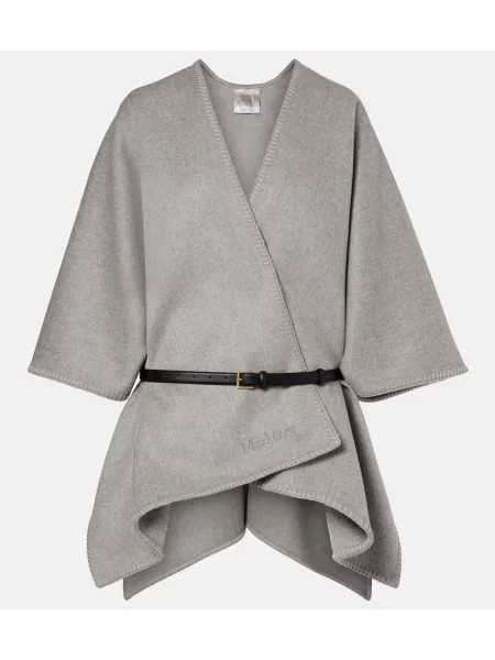 Kurtka Max Mara wełniana szara