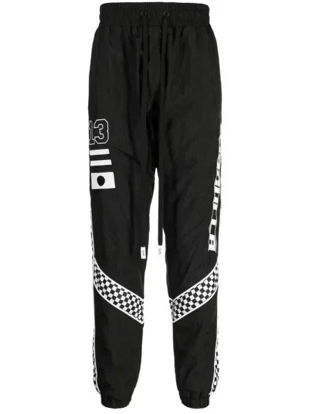 Pantaloni Haculla cu imagine negru