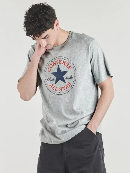 Tricou Converse cu autograf gri