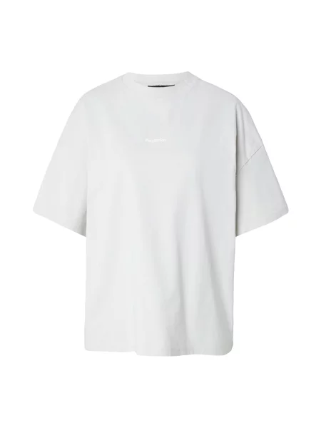 Pegador Tricou gri deschis alb