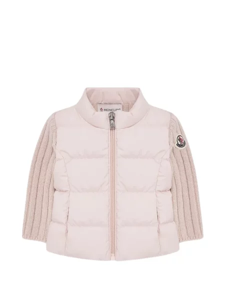 Kurtka dziecięca Moncler Enfant różowa