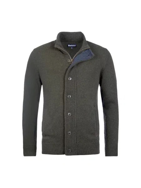 Sweter Barbour wełniany zielony