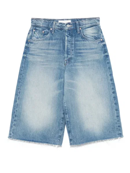 Szorty jeansowe Mother niebieskie