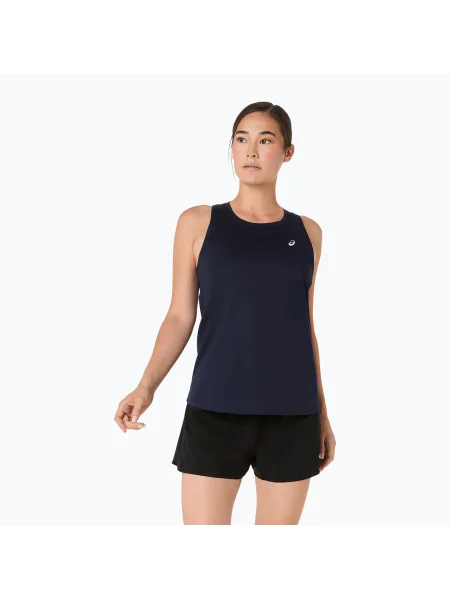 Koszulka do biegania Asics Core Tank midnight granatowa