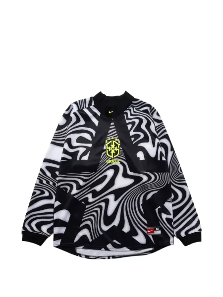 Baschet decupat tricou Nike din jerseu albastru