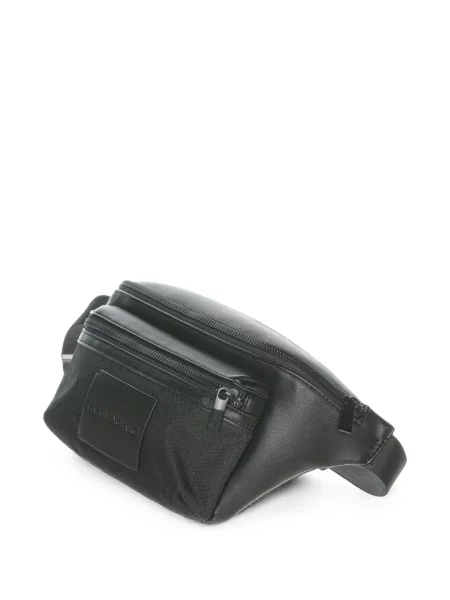 Curea Armani Exchange cu autograf negru