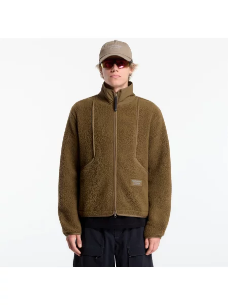 Jachetă Pas Normal Studios Off-Race Pile Fleece Jacket Deep Olive M măslin