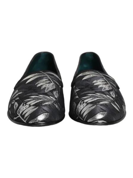 Półbuty Dolce And Gabbana skórzane czarne