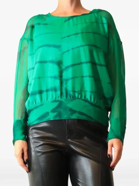 Bluza Raquel Allegra tie-dye veze zelena