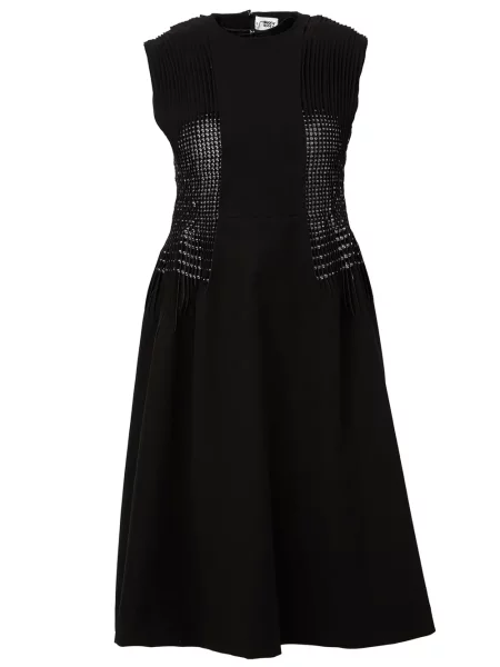 Костюм рокля Noir Kei Ninomiya мъниста черно