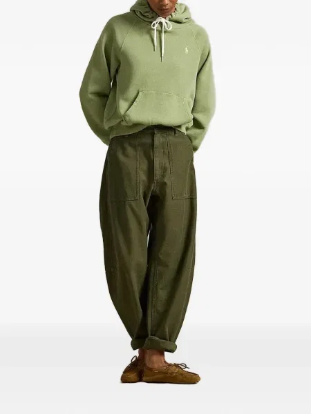 Bőr húzózsinór pólóing Polo Ralph Lauren barna
