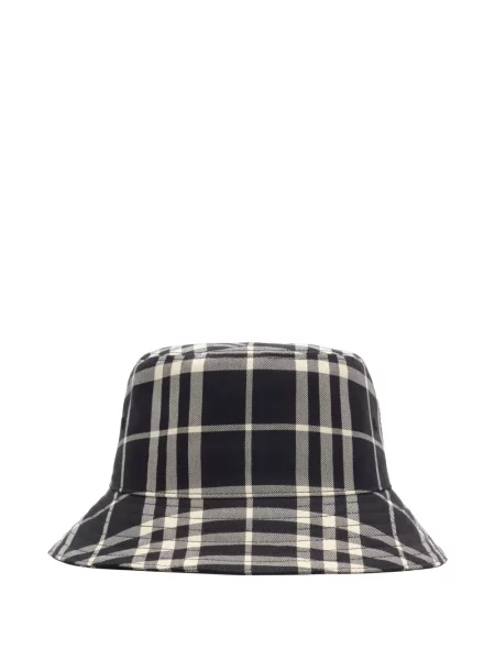 Pălărie Burberry în carouri negru