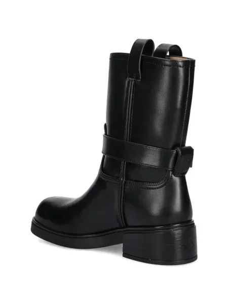 Botine Armani Exchange cu cataramă negru