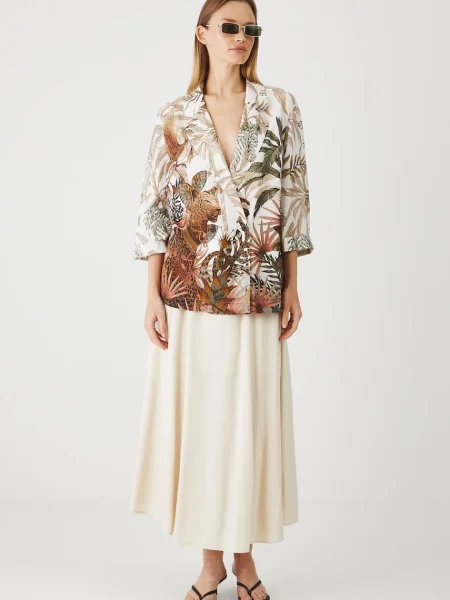 Однотонний двобортний піджак Medicine