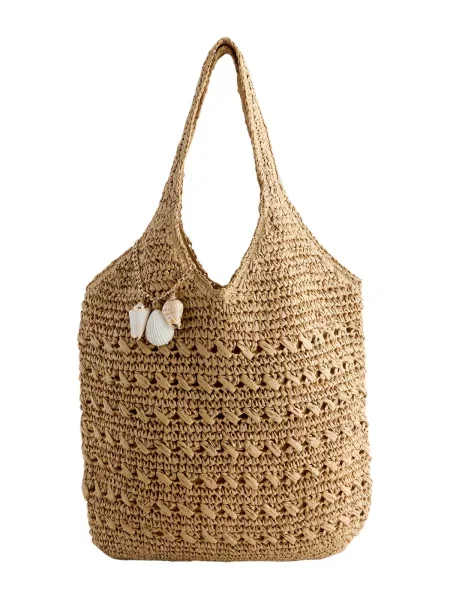 Next Geantă de umăr bej