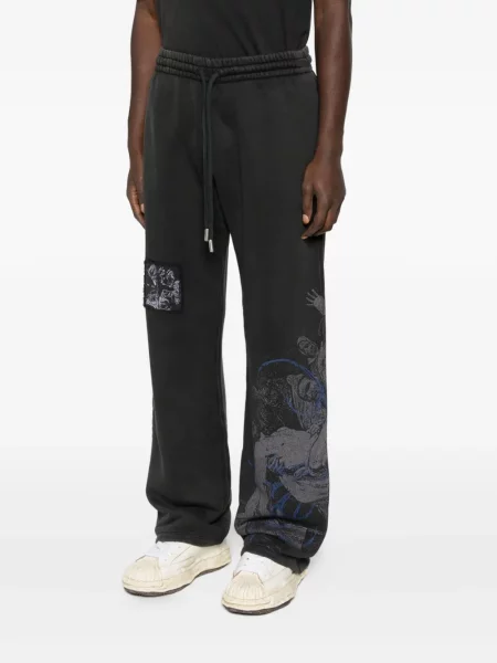 Pantaloni Off-white alb