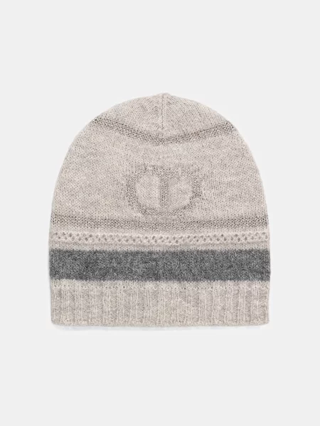 Twinset căciulă de lână gri