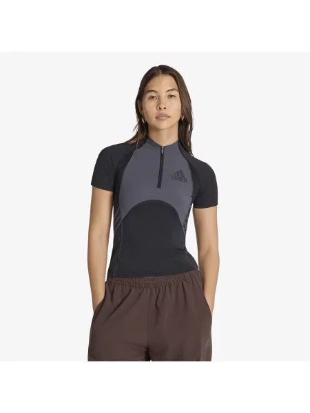 Tricou adidas Equipment Tight Short-Sleeve T-Shirt Black/ Utility Black XL negru