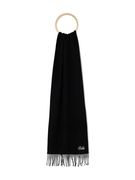 Fular Bally cu franjuri negru