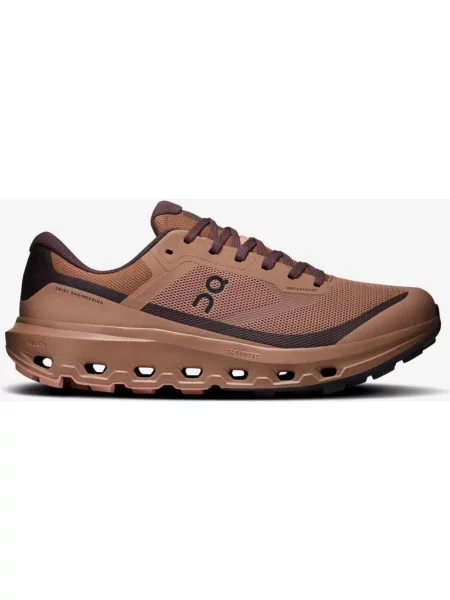 Buty do biegania On Cloudvista 3 Waterproof brązowy