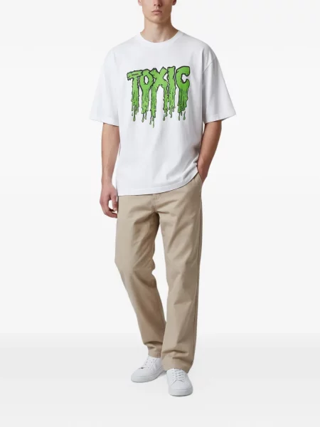 Tricou Neighborhood cu imagine alb
