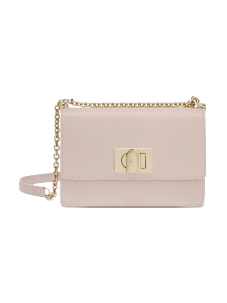 Body Furla skórzany różowy