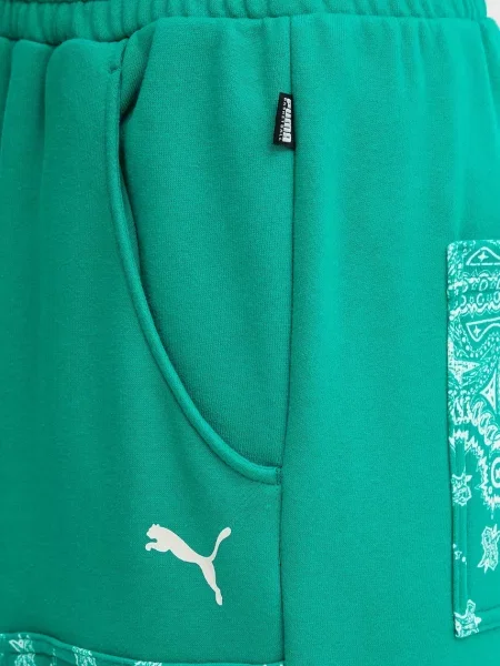 Спортивные штаны Puma зеленые