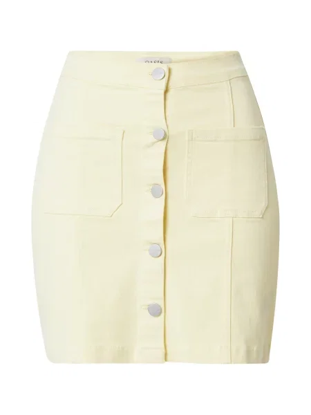 Oasis Fustă pastel galben