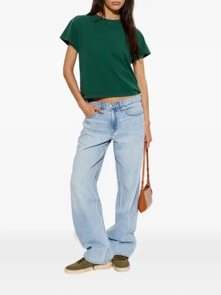 Blugi drepți Rag & Bone albastru