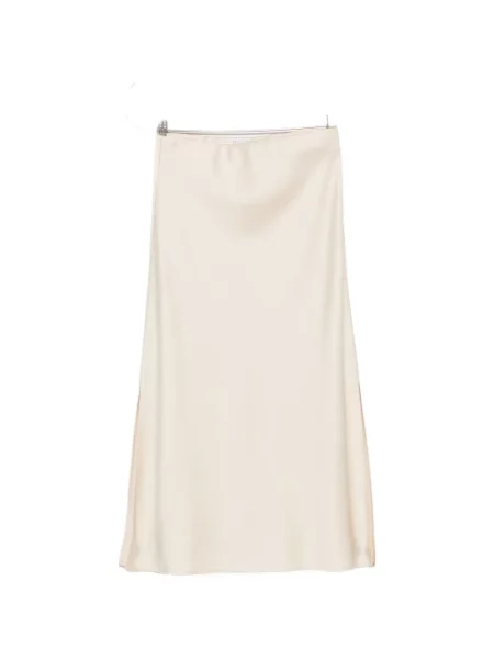 Fustă midi Brunello Cucinelli din satin
