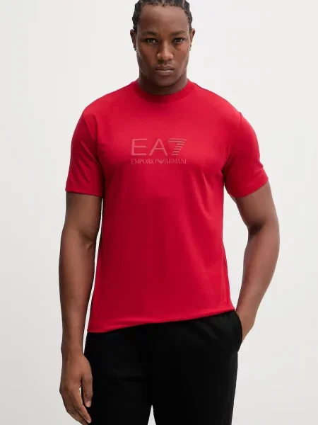 Emporio Armani Kratka majica rdeča