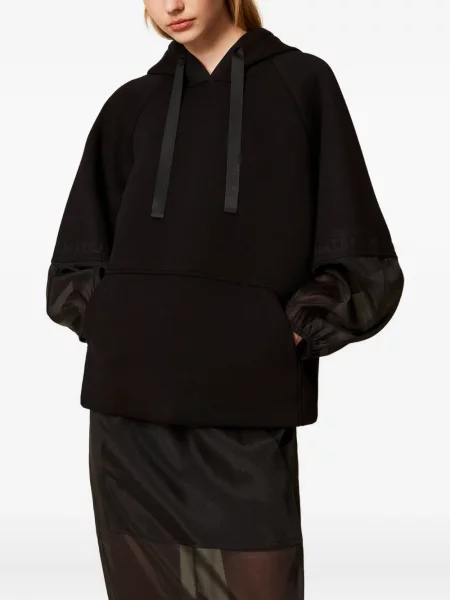 Bluza Twinset z organzy czarna