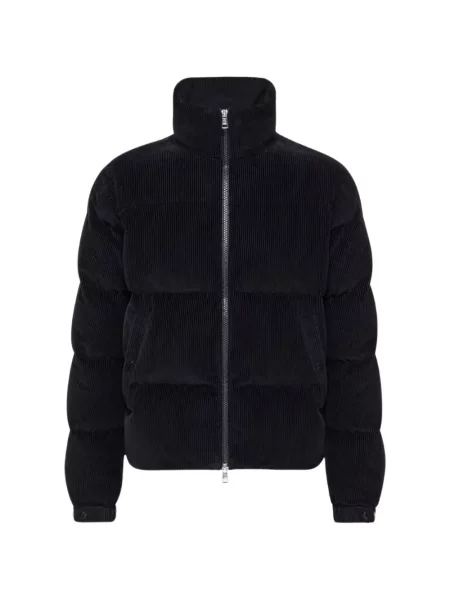 Matlasat geacă Moncler de catifea cord albastru