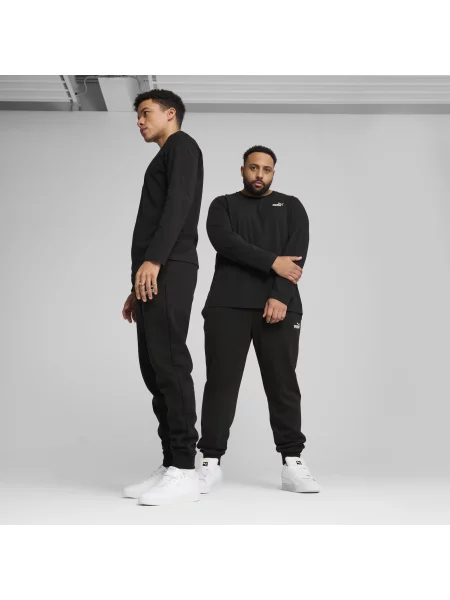 Spodnie dresowe o wąskim kroju Essentials z logo No. 1 czarne