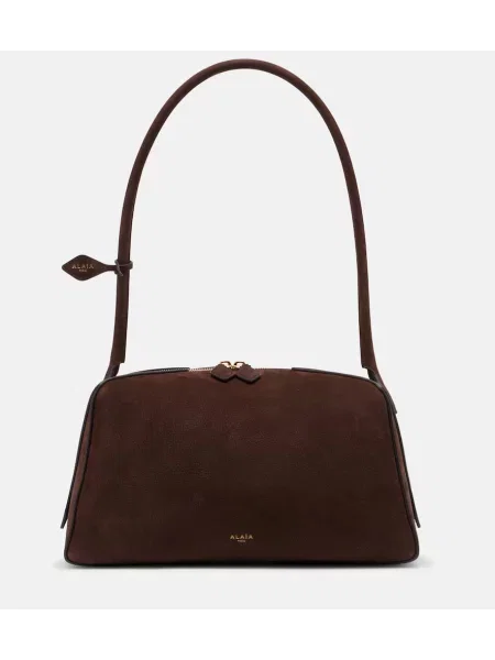 Geanta de piele Alaïa din piele maro