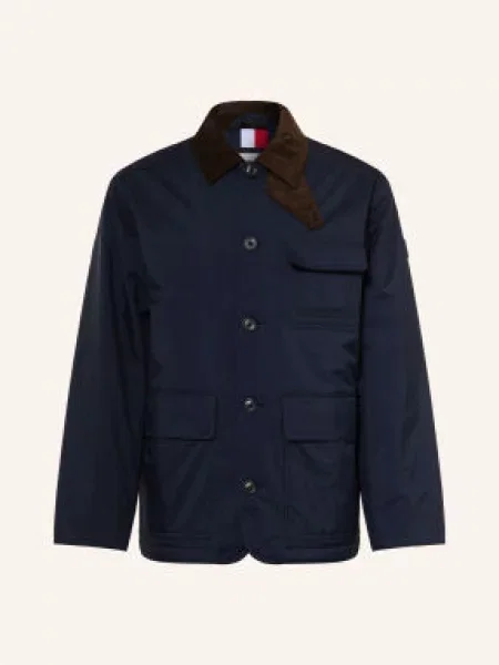 Tommy Hilfiger Bunda tmavě / tmavě hnědá modrá