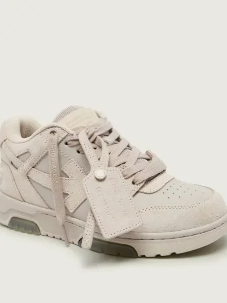 OFF-WHITE Sneakers OUT OF OFFICE | piele întoarsă alb