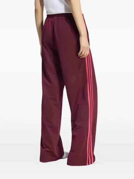 Pantaloni Adidas alergare cu model piele de șarpe cu broderie maro