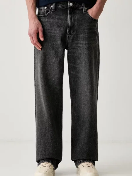 Tommy Jeans blugi relaxed fit pentru bărbați gri