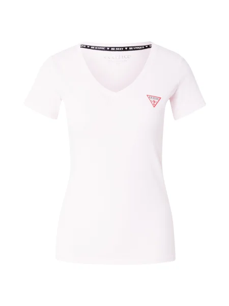 GUESS Tricou pastel / roșu / negru roz