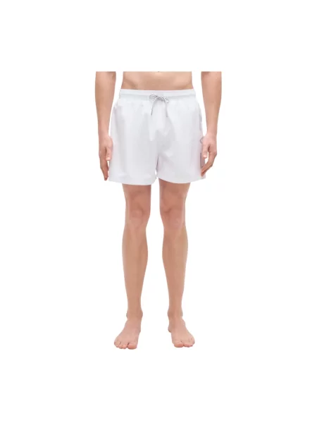 Kąpielówki Ea7 Emporio Armani białe