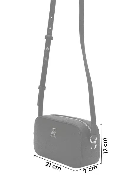 Tommy Hilfiger Geantă Th Emblem Camera Bag negru
