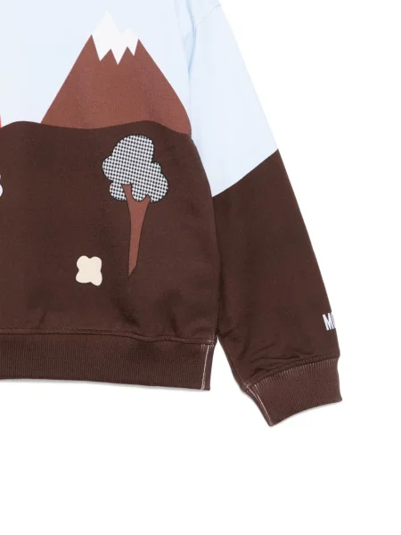 Bluza dziecięca Moschino niebieska