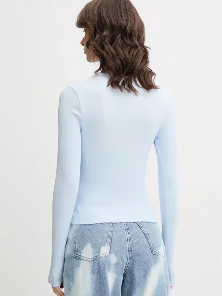 Tommy Jeans longsleeve z niebieska